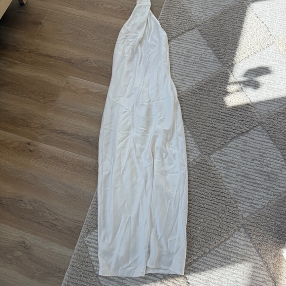 LULUS Hurley White Crisscross Halter Bodycon Midi Dress - Picture 4 of 4